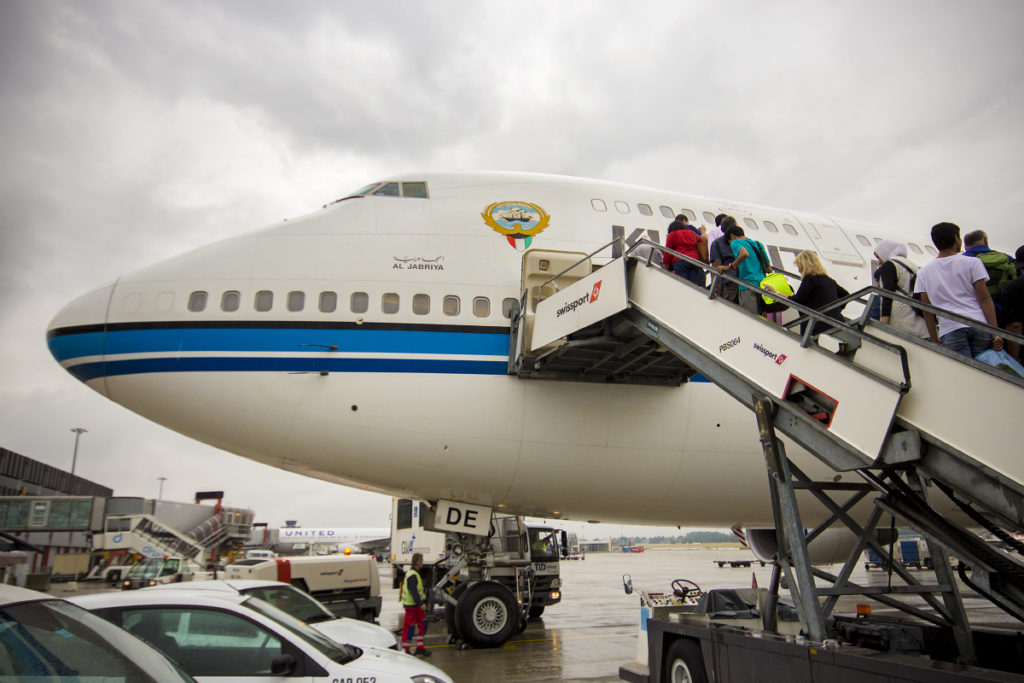 kuwait airways boeing 747