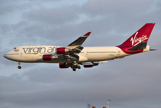 virgin atlantic boeing 747
